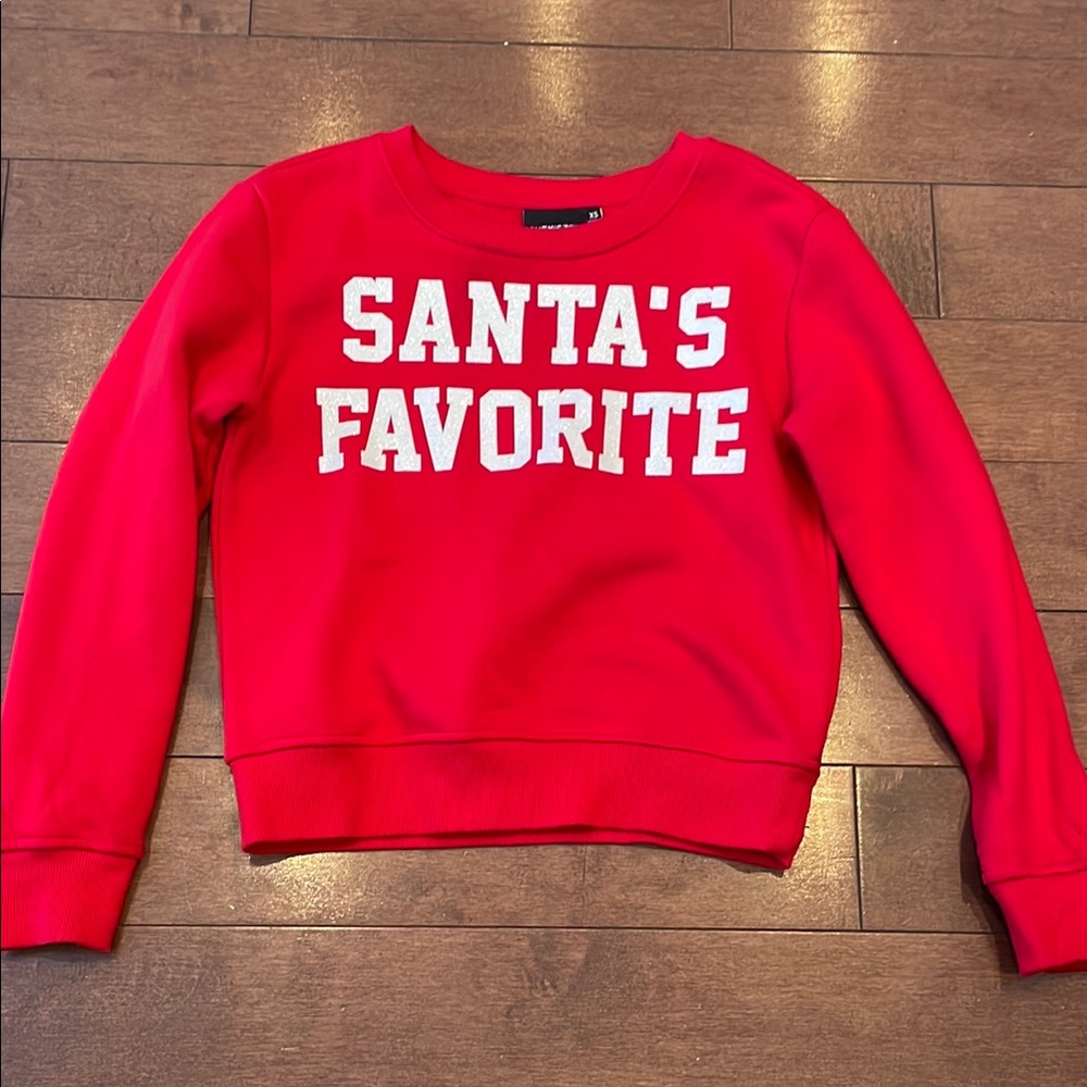 Red 'Santa's Favorite' Sweatshirt
